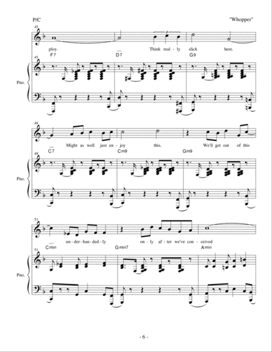TELL 'EM A WHOPPER (TELL 'EM A LIE) Full Orchestra scores gallery preview page 6