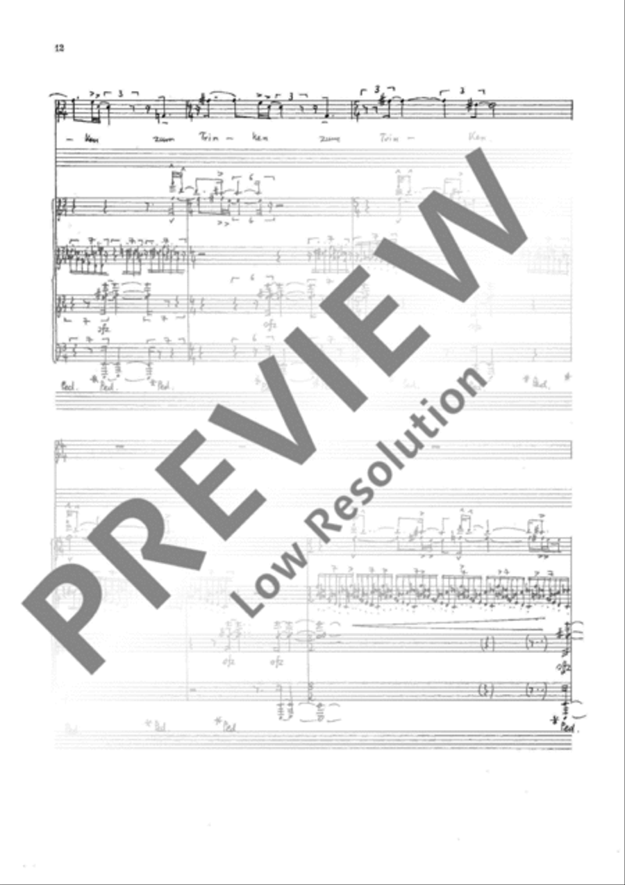 Sappho-Gesänge Mezzo-Soprano Voice scores gallery preview page 13