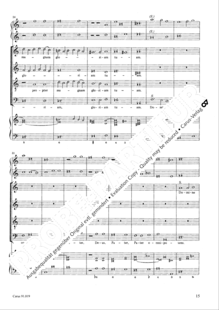Non sine quare 4-Part scores gallery preview page 18
