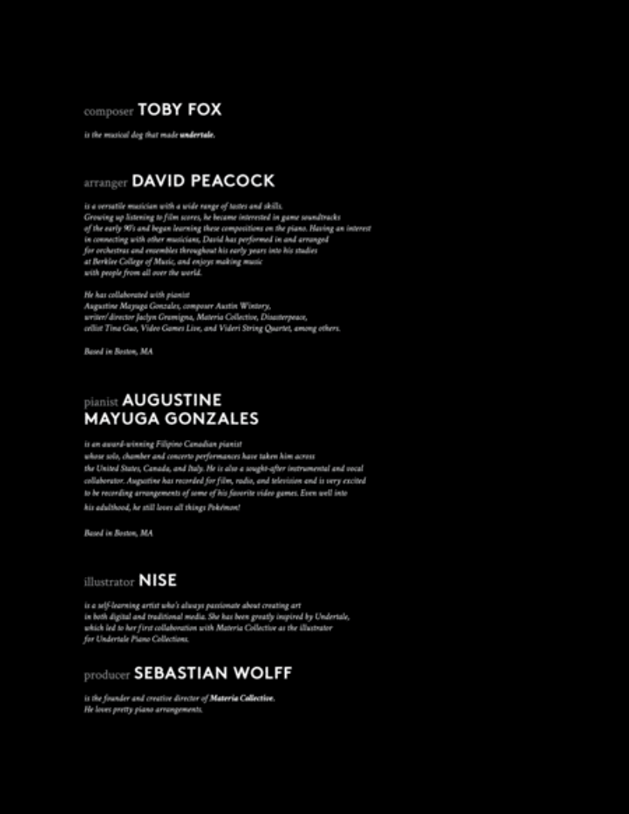 UNDERTALE Piano Collections (Complete Digital Book) Piano Solo scores gallery preview page 5