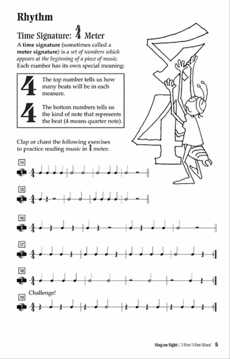 Sing on Sight – A Practical Choral Sight-Singing Course 3-Part scores gallery preview page 2