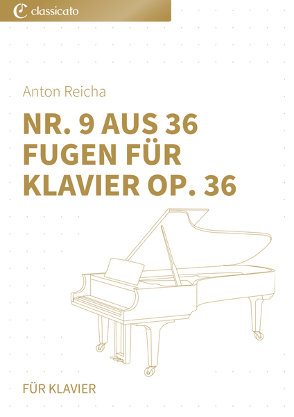 Nr. 9 aus 36 Fugen fur Klavier op. 36 image number null