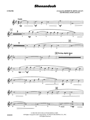 Shenandoah: Flute