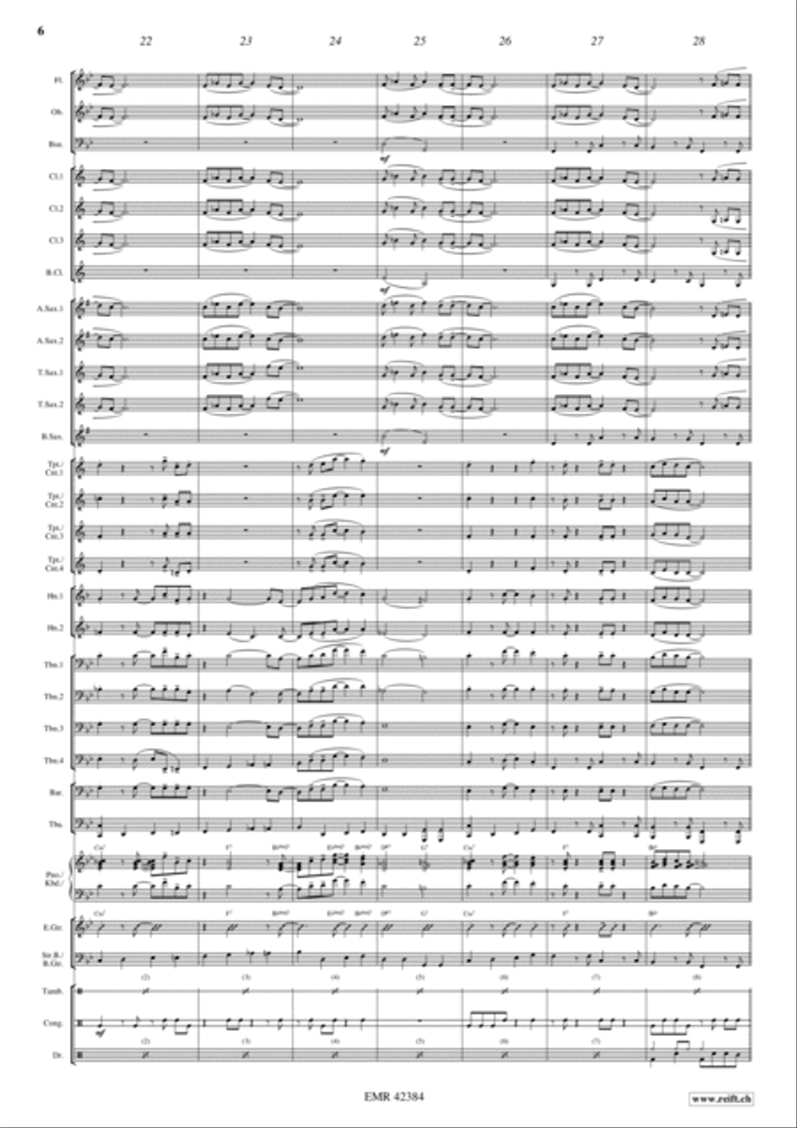 Makin' Whoopee Makin' Whoopee Concert Band scores gallery preview page 6