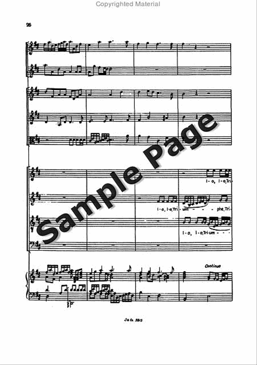 Blow Marriage Ode Full Score Mixed Choir scores gallery preview page 29
