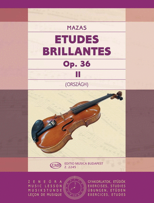 Book cover for Etudes brillantes II op. 36