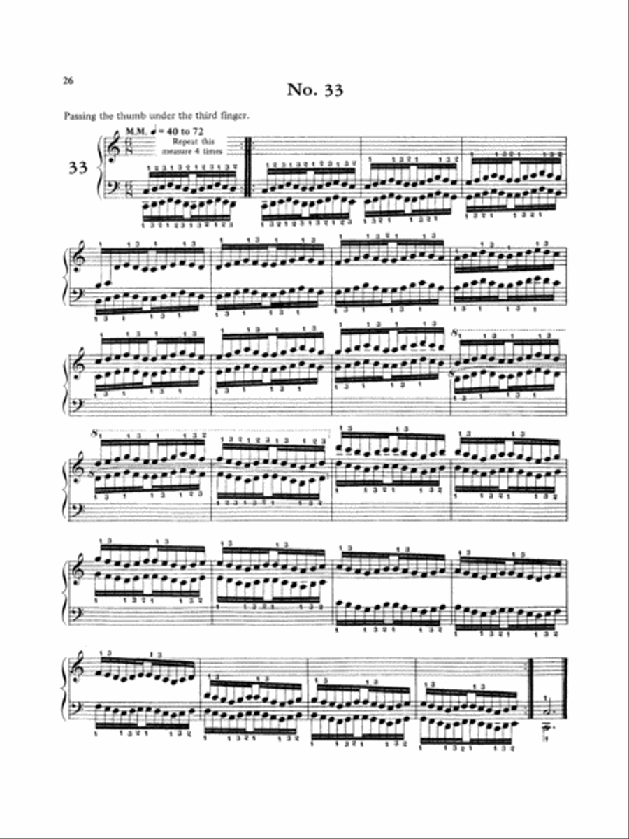 Hanon: The Virtuoso Pianist (Volume II) Piano Solo scores gallery preview page 1