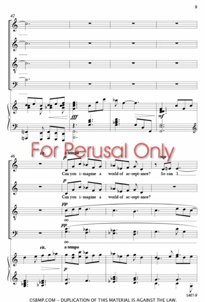Can You Imagine? - SATB Octavo image number null