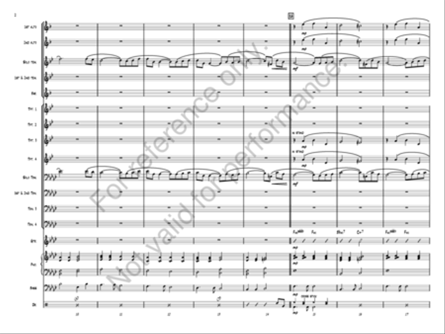 Tomorrow is Always a Good Day Jazz Ensemble scores gallery preview page 4