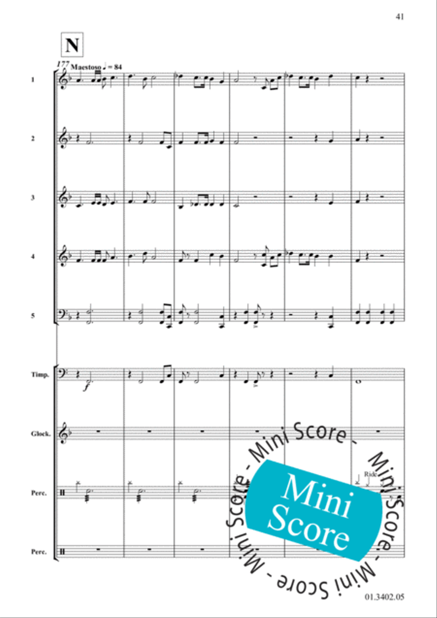 The Great Beethoven Bonanza Concert Band scores gallery preview page 45