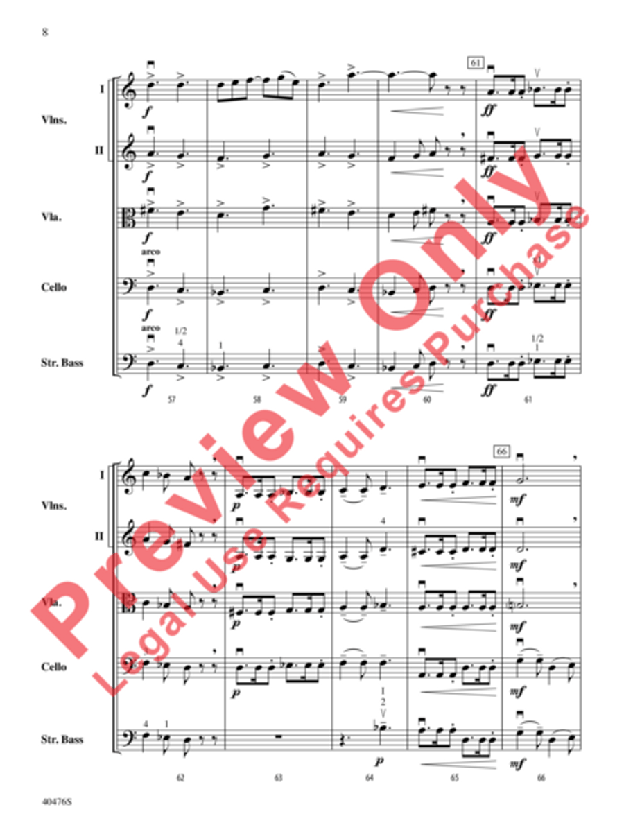 Pastorella String Orchestra scores gallery preview page 9