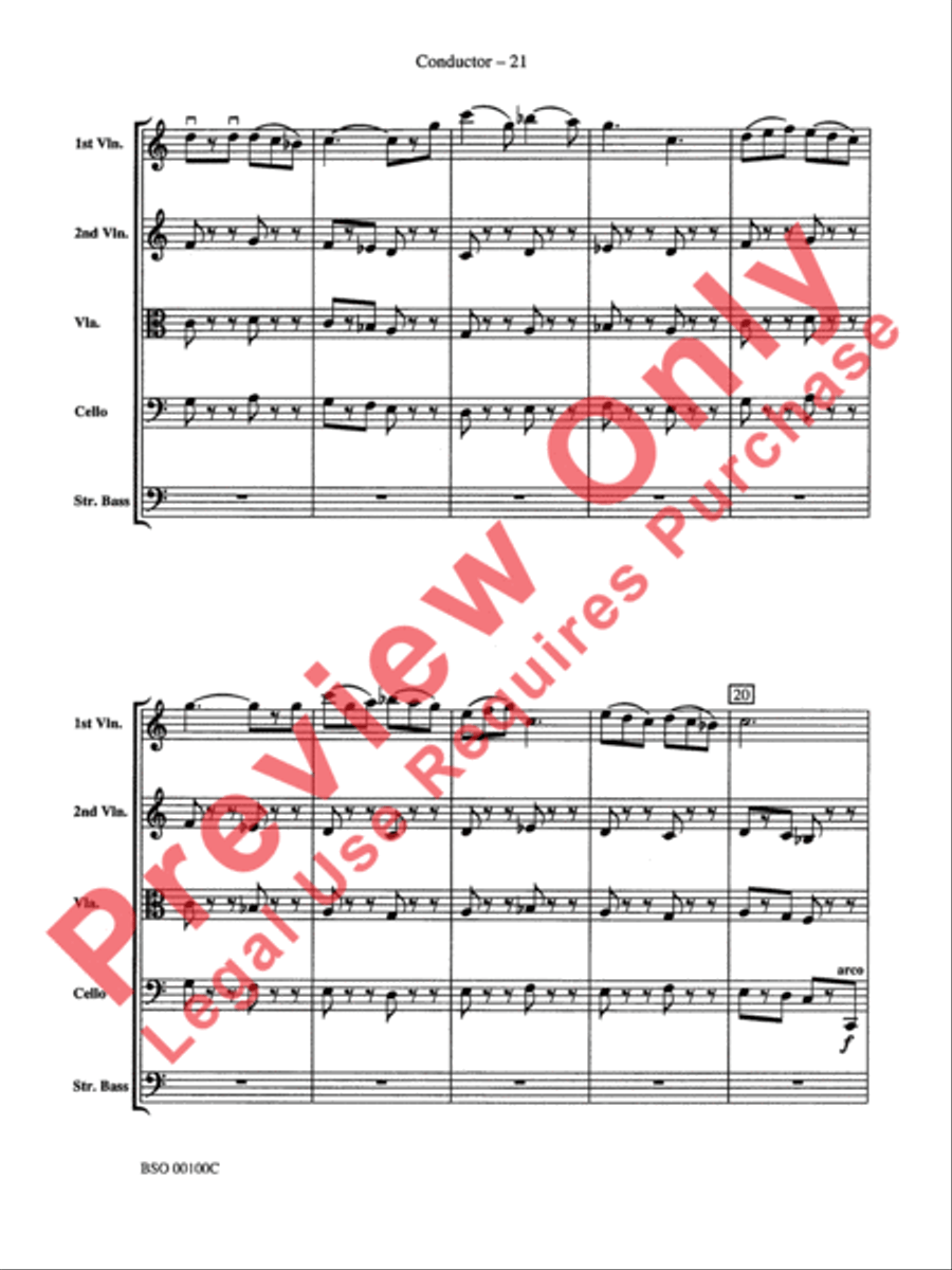 Knightsbridge Suite String Orchestra scores gallery preview page 23