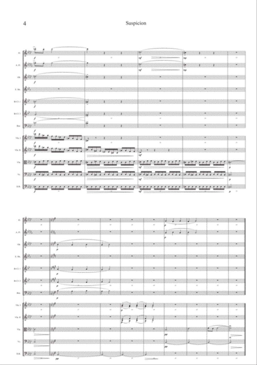 Suspicion Suspicion Chamber Orchestra scores gallery preview page 4