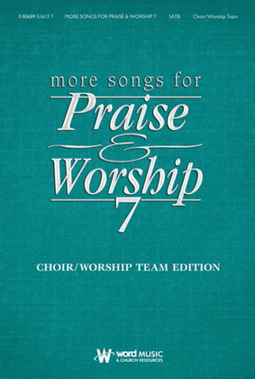 Book cover for More Songs for Praise & Worship 7 - Choir/Worship Team Edition