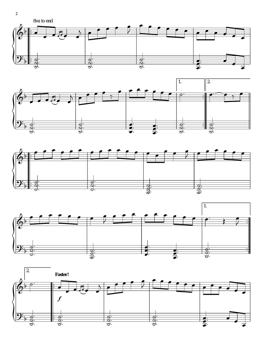 River's Dance Piano Solo scores gallery preview page 2