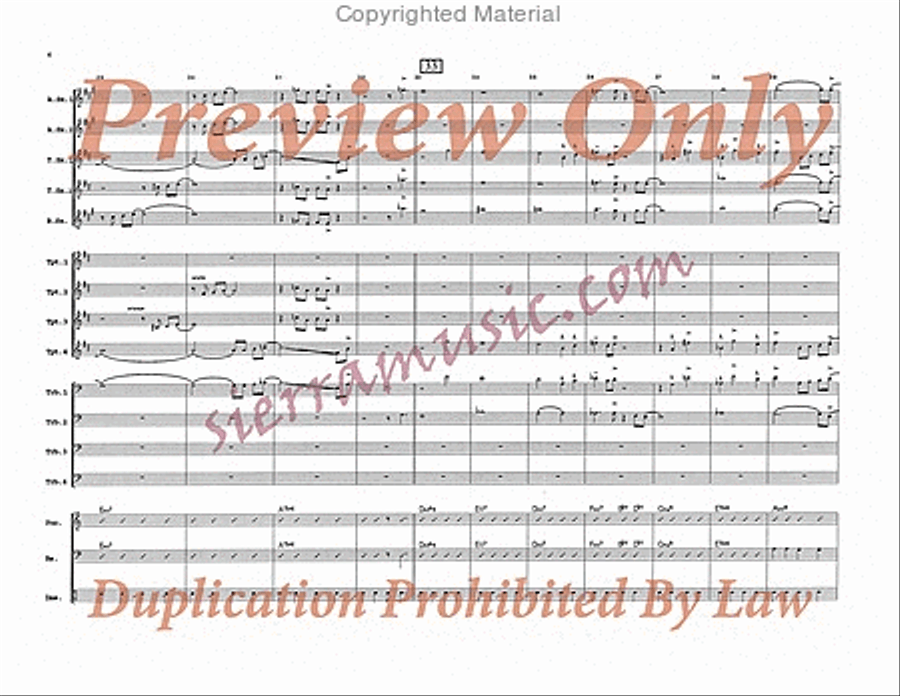 After You've Gone Big Band scores gallery preview page 5