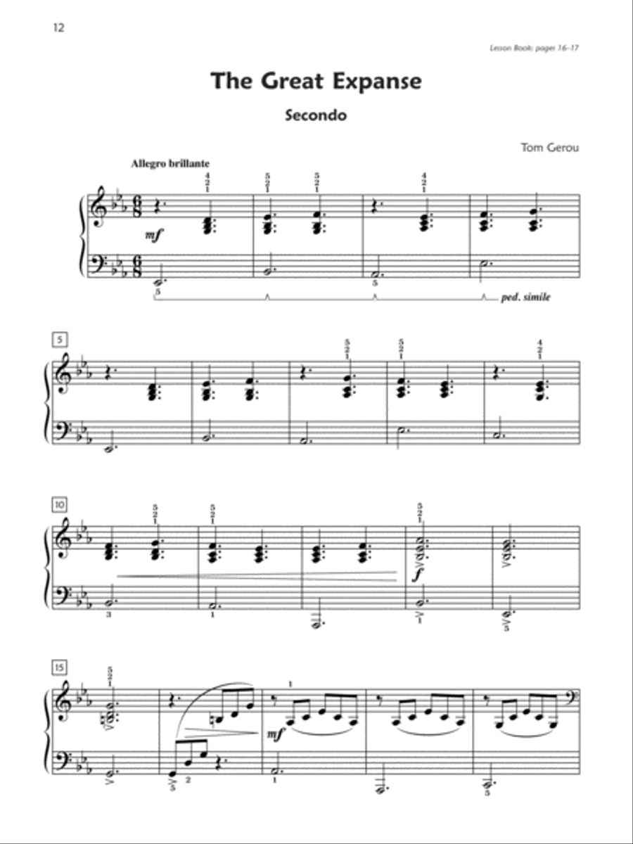 Premier Piano Course Duet, Book 6 Piano Method scores gallery preview page 2