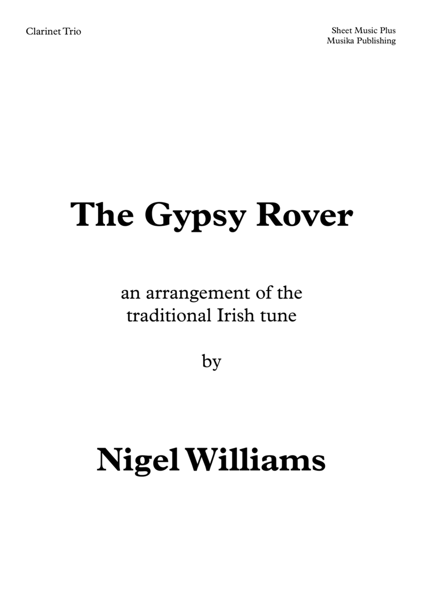 The Gypsy Rover, for Clarinet Trio image number null