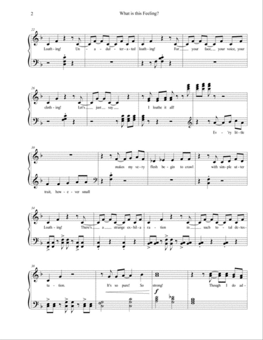 What Is This Feeling? from Wicked for Piano image number null