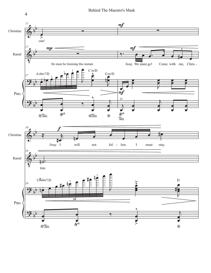 Behind the Maestro's Mask (from the musical 
