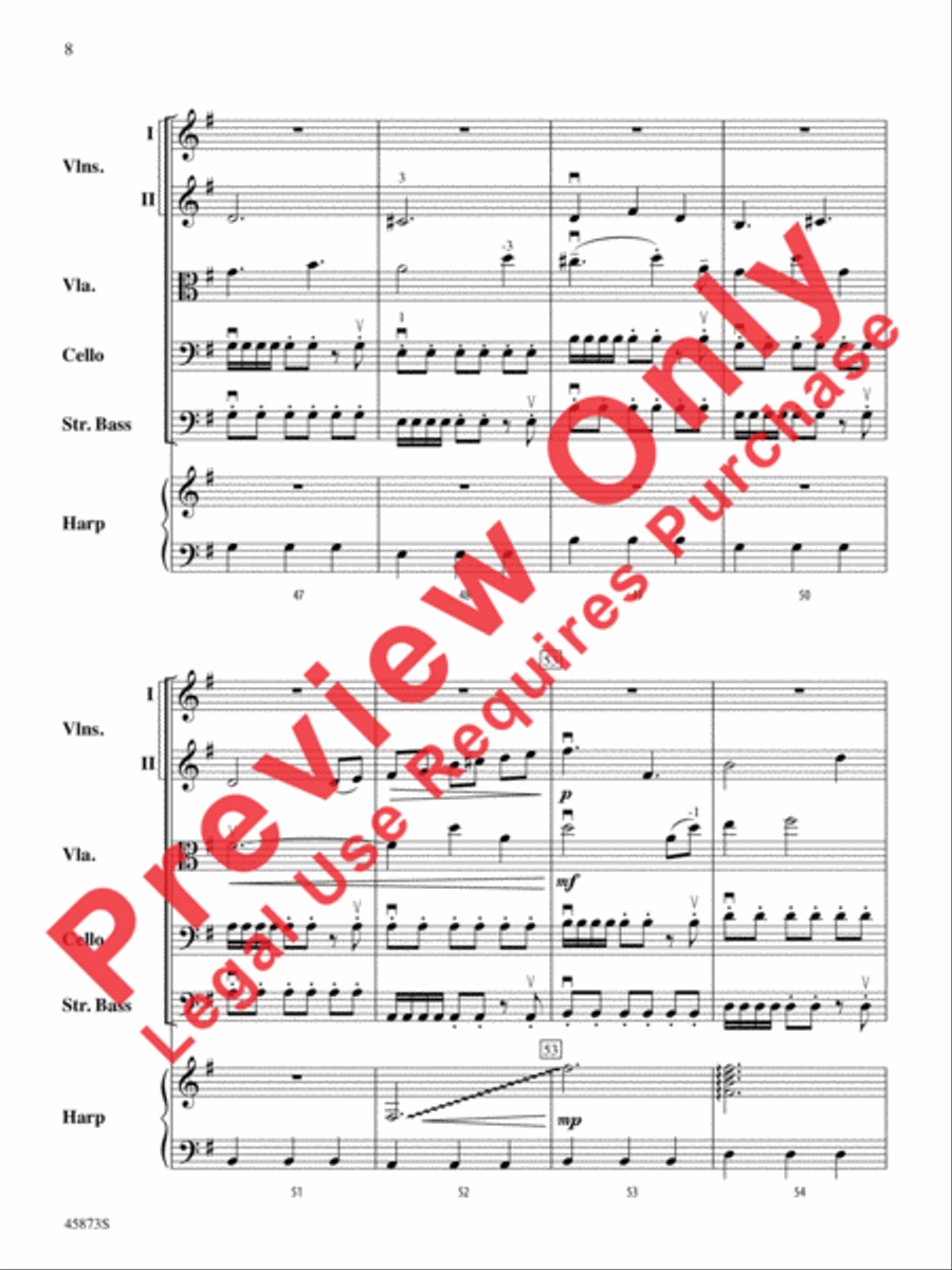 Rogue Rider Rogue Rider String Orchestra scores gallery preview page 8
