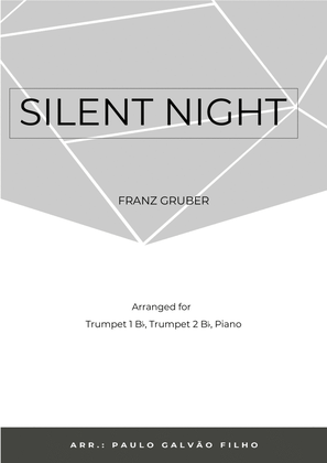 SILENT NIGHT - BRASS PIANO TRIO (I TRUMPET, II TRUMPET & PIANO)