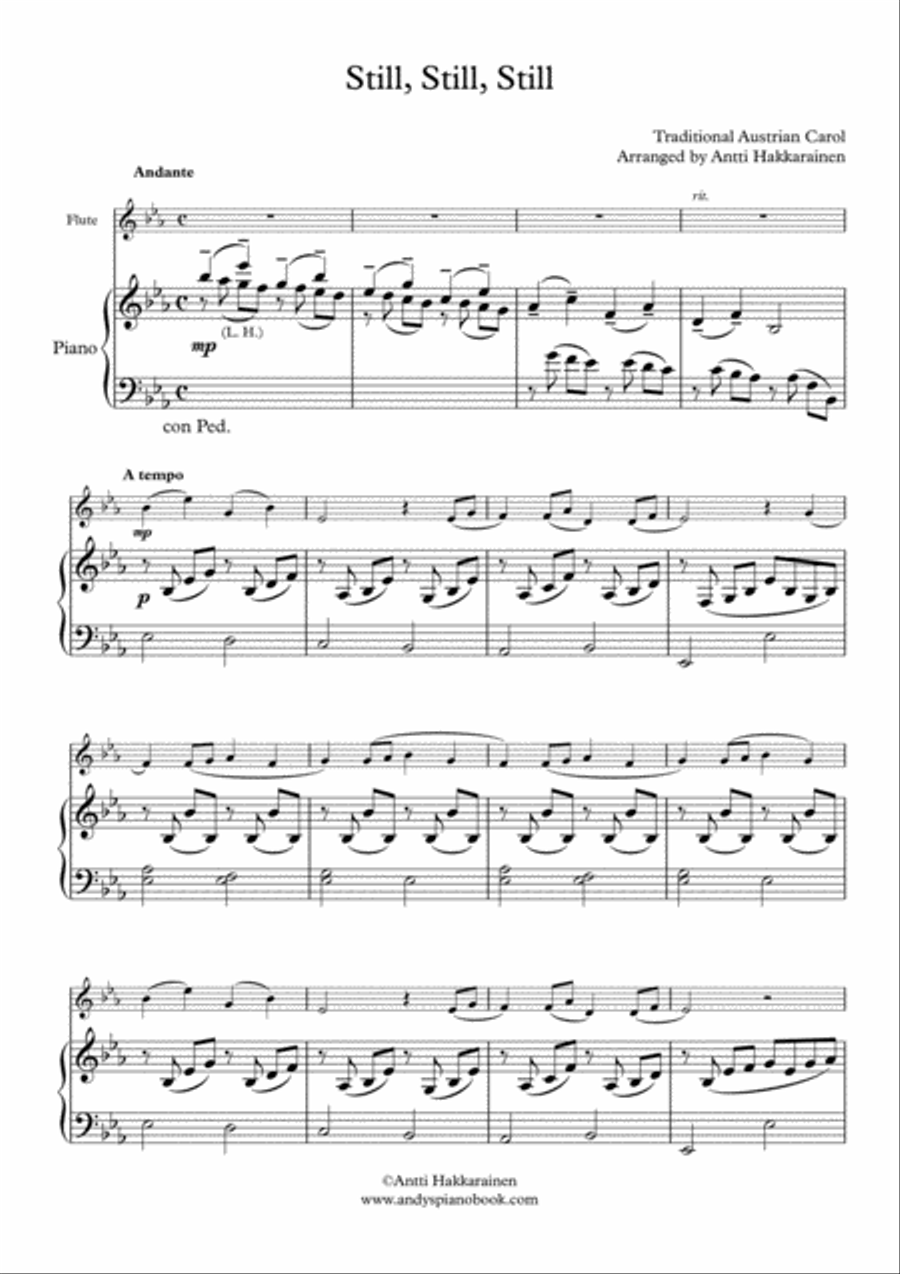 Still, Still, Still - Flute & Piano Flute Solo scores gallery preview page 2