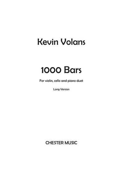 1000 Bars (Long Version)