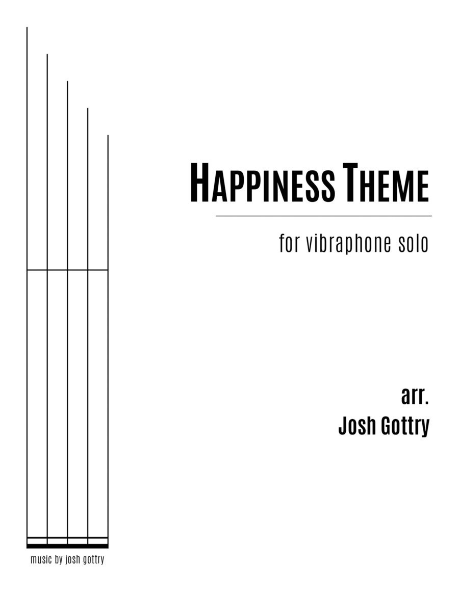 Happiness Theme Vibraphone scores gallery preview page 1