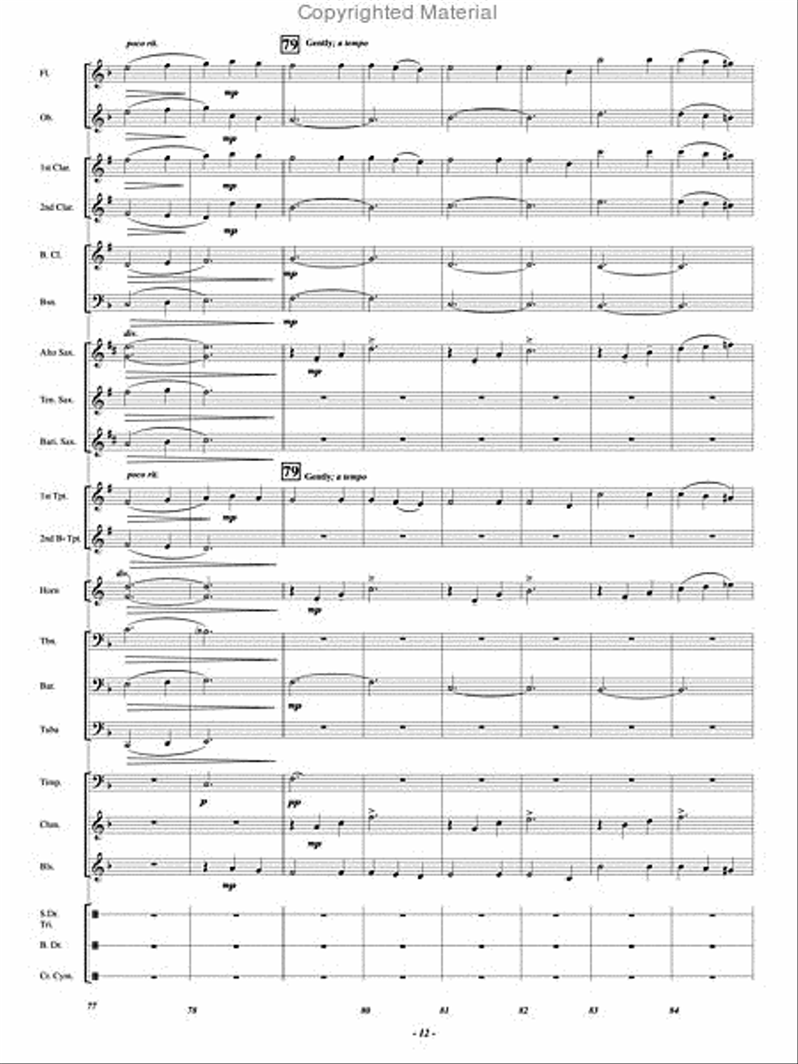 In The Garden In The Garden Concert Band scores gallery preview page 11