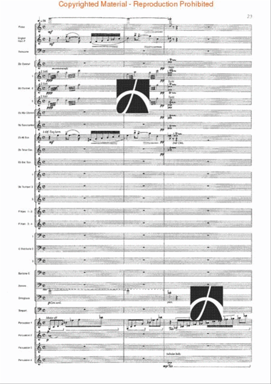 Spartacus Spartacus Concert Band scores gallery preview page 24