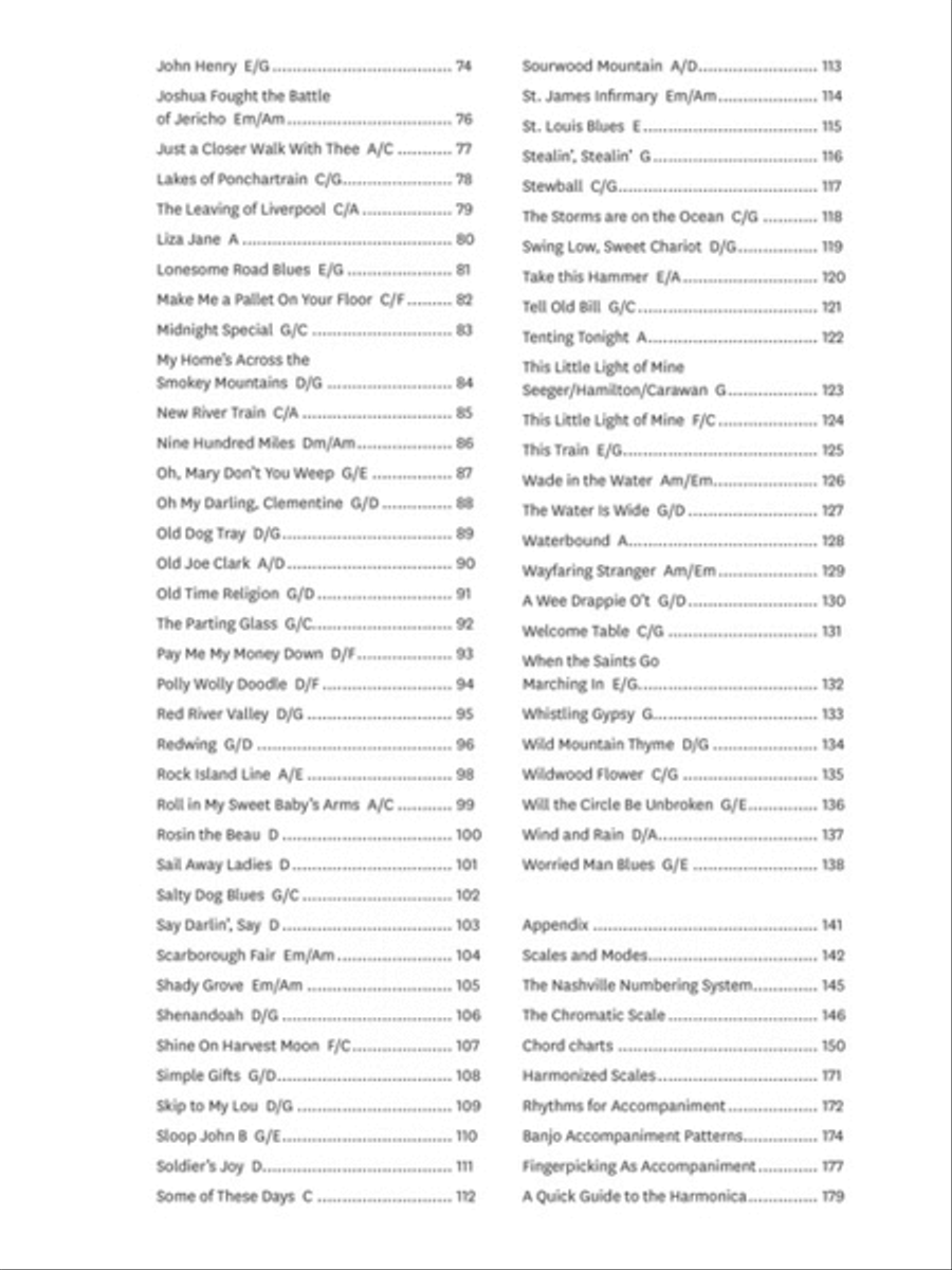Old Town School of Folk Music Songbook – 2nd Edition Collection / Songbook scores gallery preview page 3