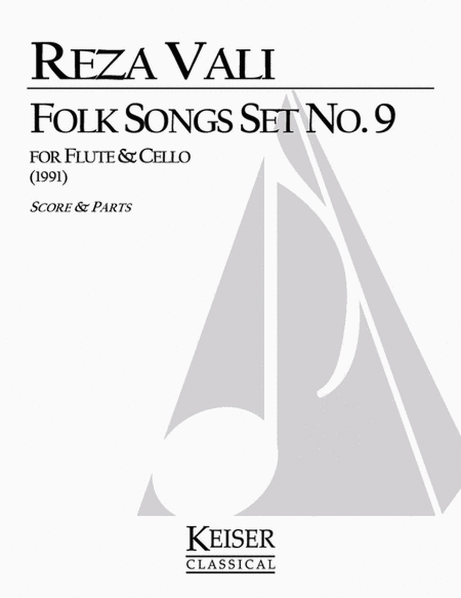 Folk Songs Set No 9 For Flute And Cello Sc/Pts