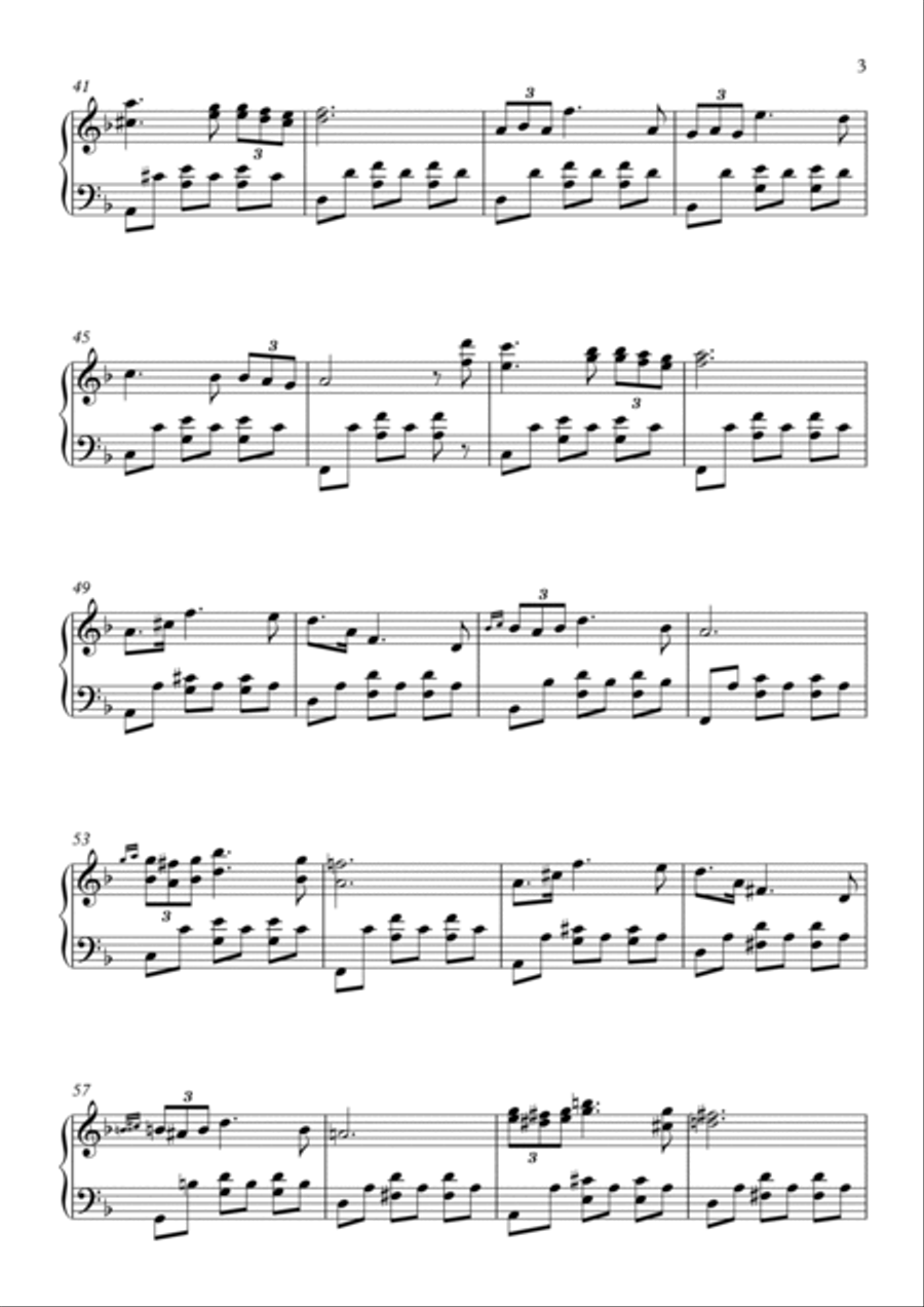 Serenade Piano Solo scores gallery preview page 3