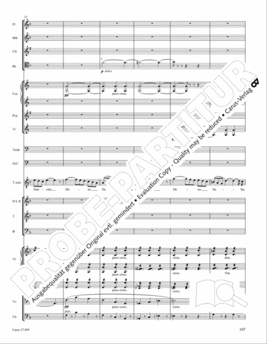 Messe solennelle de sainte Cecile STB scores gallery preview page 120