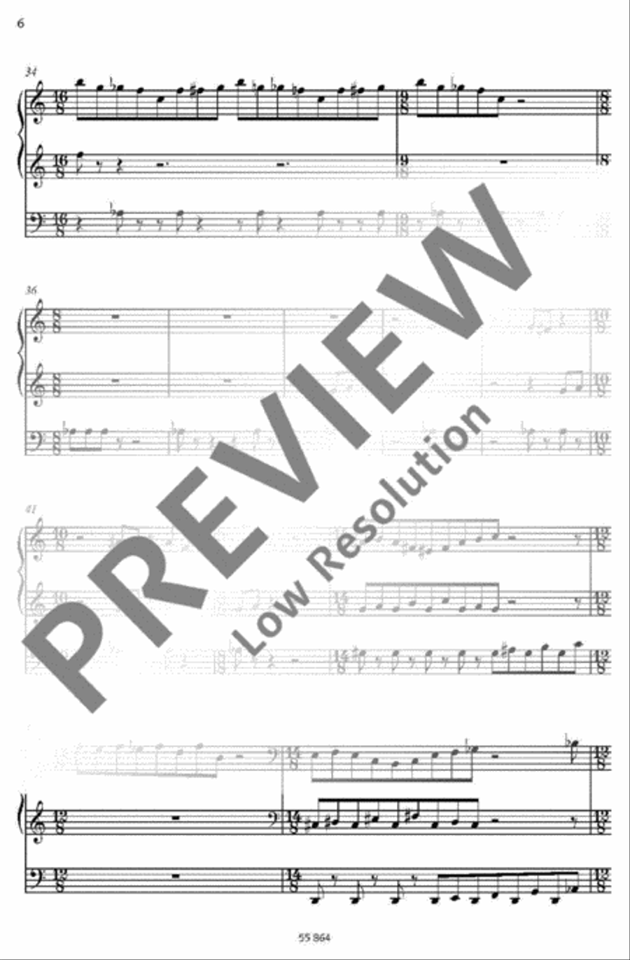 Sonate en trio No. 3 Organ scores gallery preview page 5