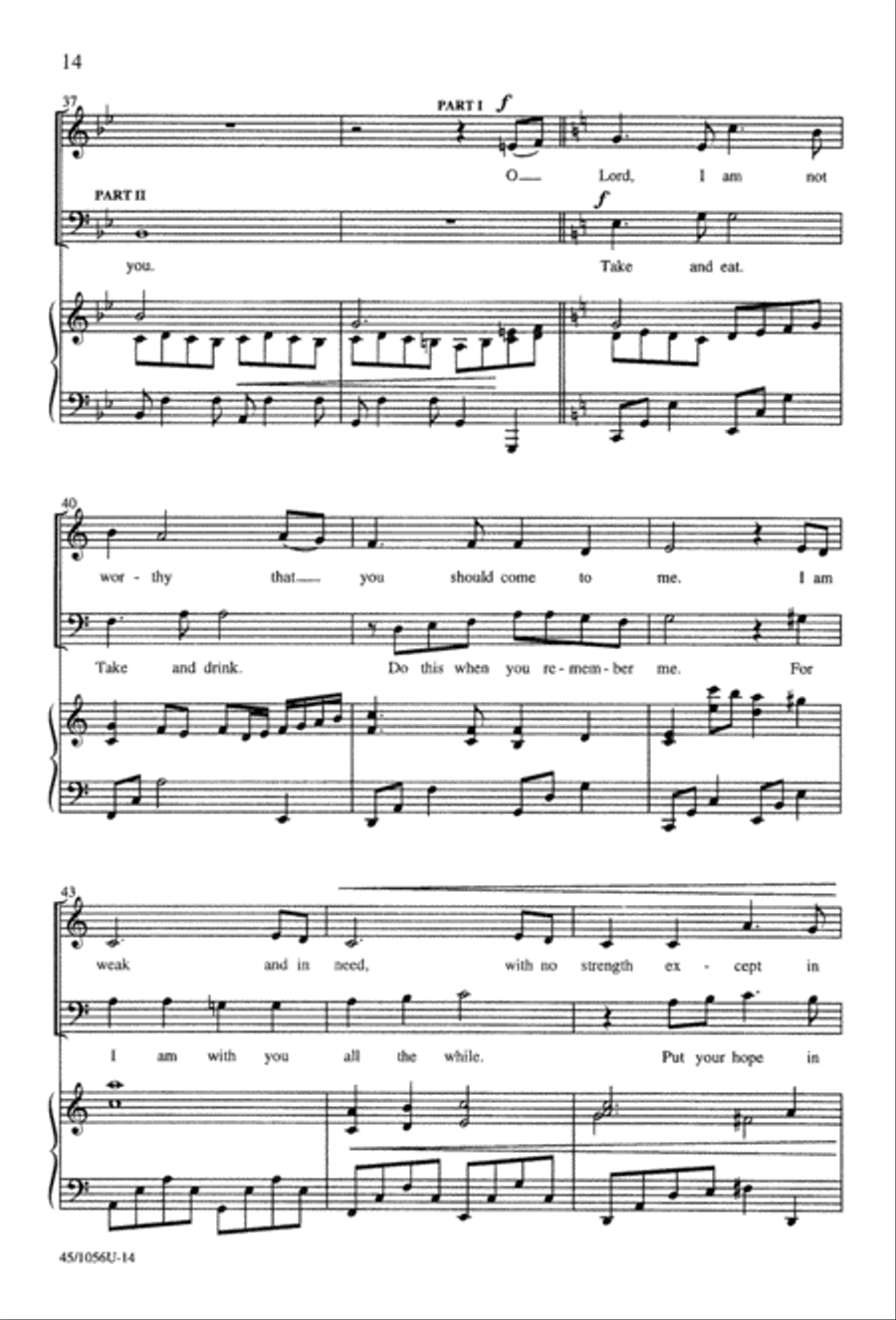 At the Lord's Table 4-Part scores gallery preview page 16