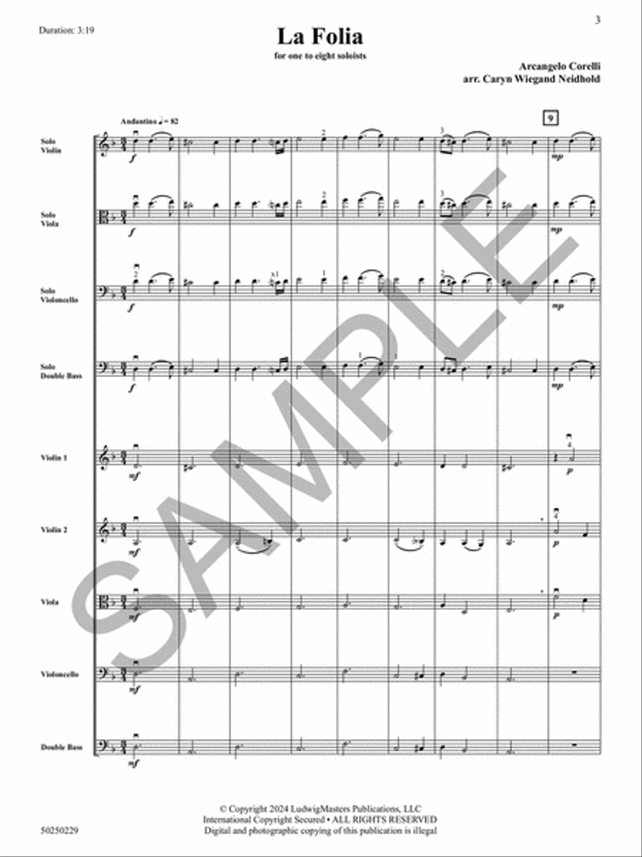 La Folia String Orchestra scores gallery preview page 4