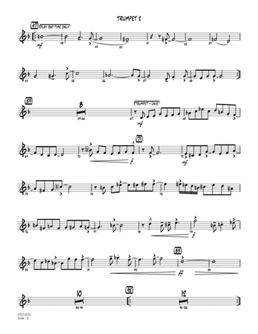 Solar (arr. John Wasson) - Trumpet 2