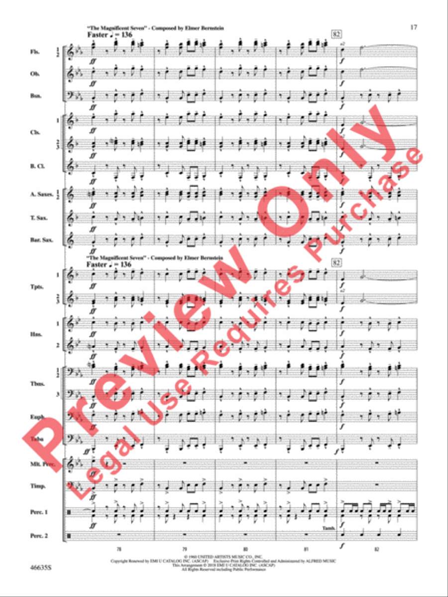 Best of the West! Concert Band scores gallery preview page 18
