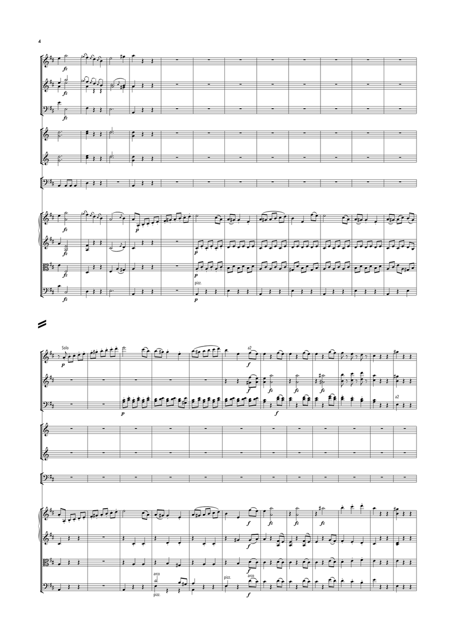 Haydn - Symphony No.93 in D major, Hob.I:93 Full Orchestra scores gallery preview page 4
