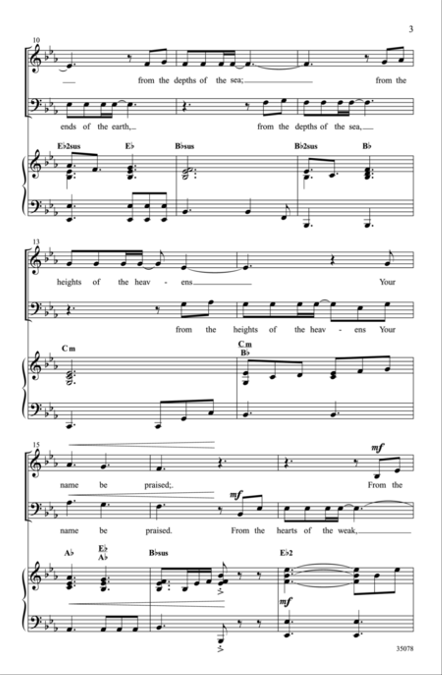 Lord Most High Choir scores gallery preview page 3