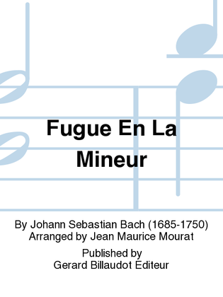 Book cover for Fugue En La Mineur