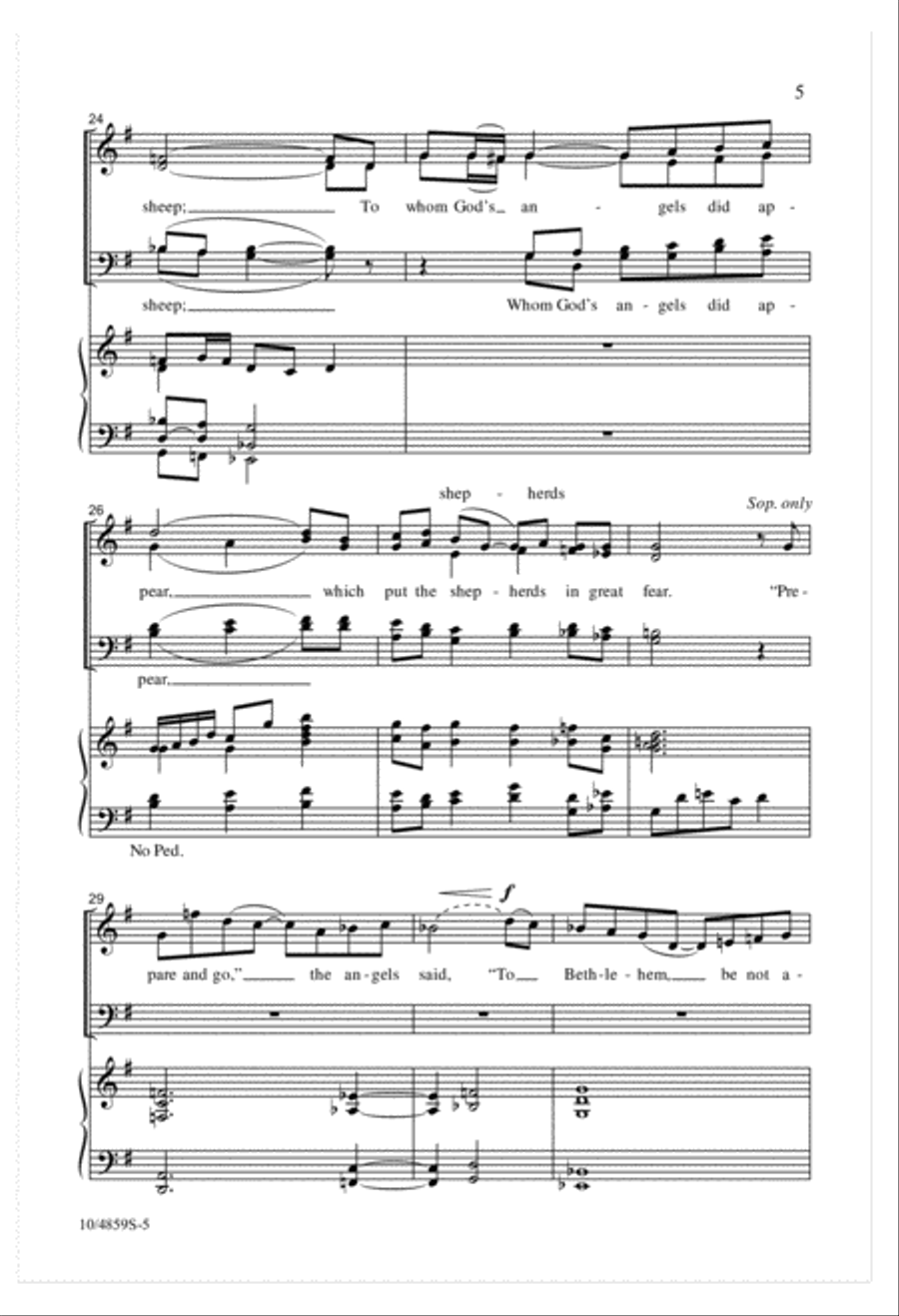 The Wexford Carol The Wexford Carol 4-Part scores gallery preview page 5