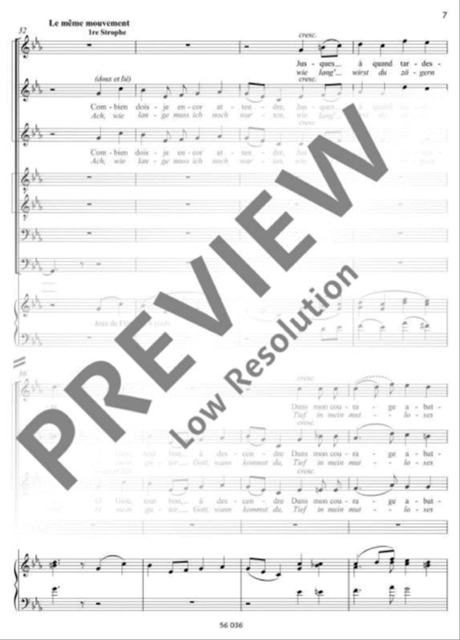 Cantique Cantique TTB scores gallery preview page 8