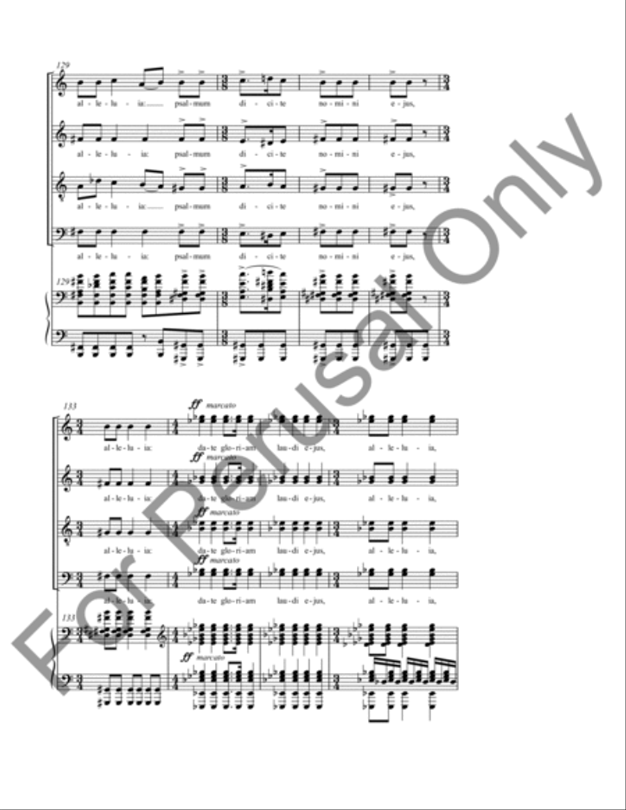 Jubilate (Choral Score) 4-Part scores gallery preview page 17