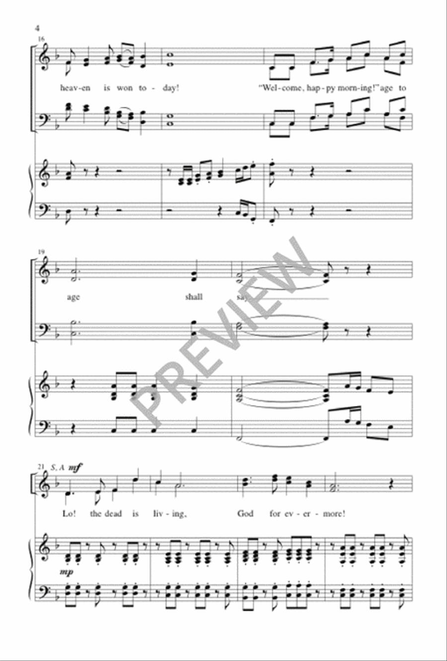 Welcome, Happy Morning! Divisi scores gallery preview page 5