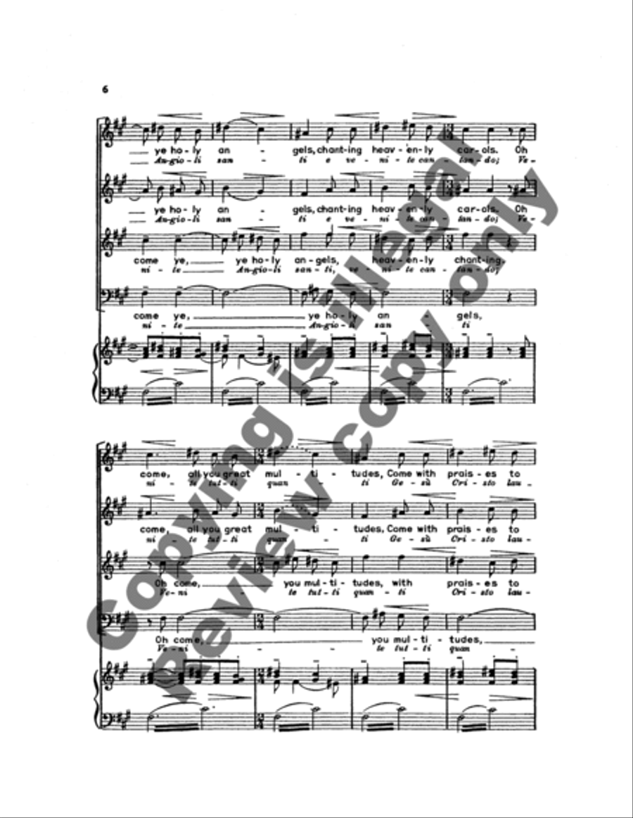 The Lo Messiah (Ecco il Messia) 4-Part scores gallery preview page 12