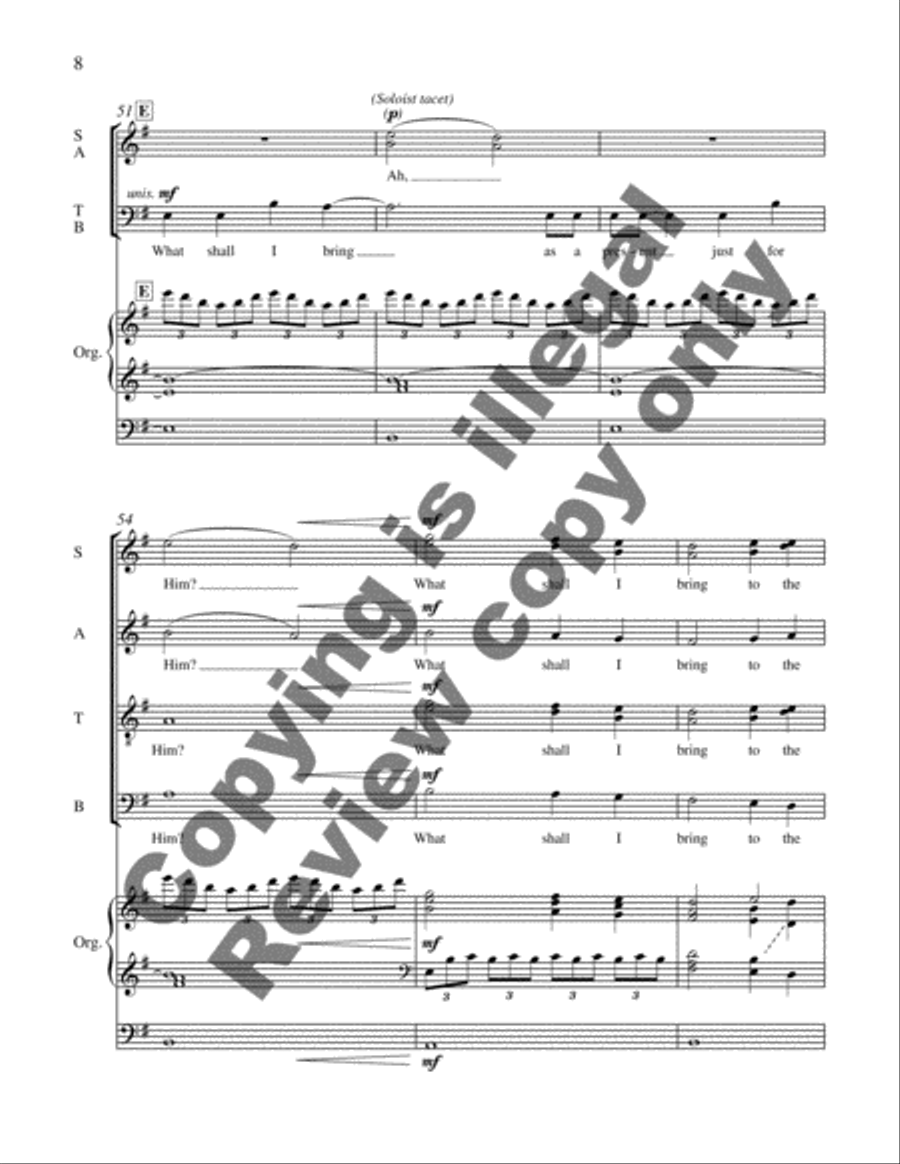 Shepherd's Song at Christmas Divisi scores gallery preview page 12