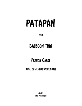Book cover for Patapan for Three Bassoons